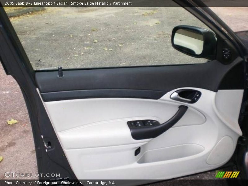 Smoke Beige Metallic / Parchment 2005 Saab 9-3 Linear Sport Sedan