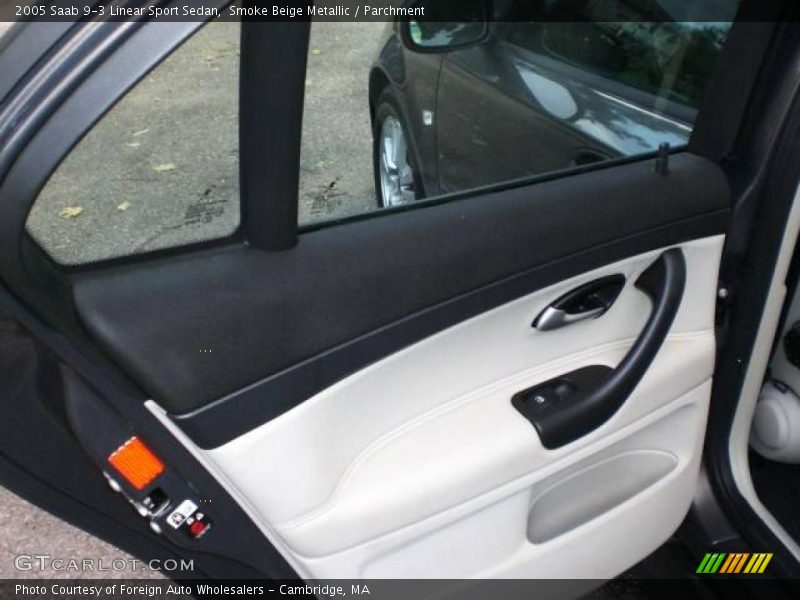 Smoke Beige Metallic / Parchment 2005 Saab 9-3 Linear Sport Sedan