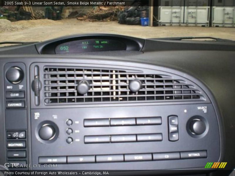 Smoke Beige Metallic / Parchment 2005 Saab 9-3 Linear Sport Sedan