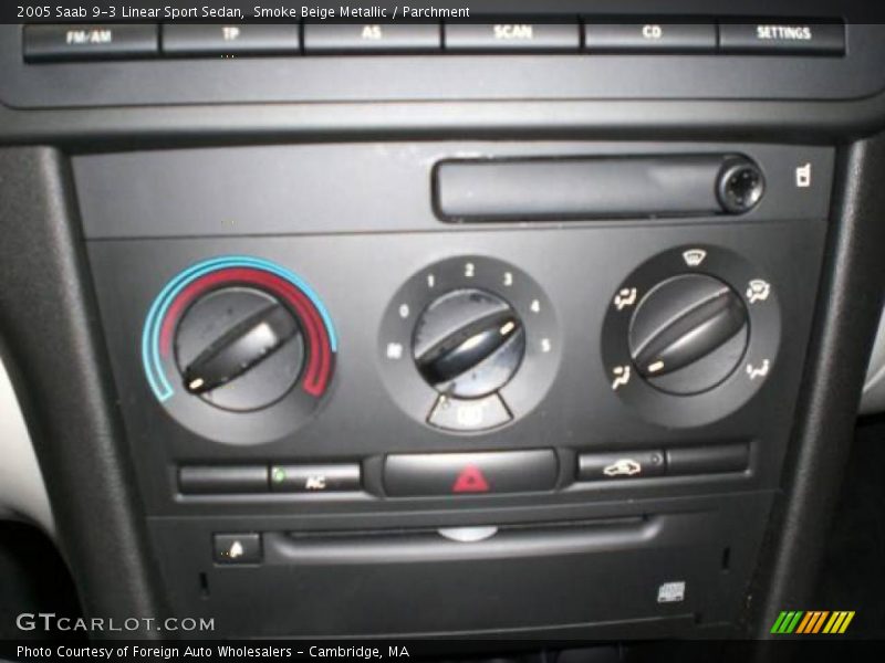 Smoke Beige Metallic / Parchment 2005 Saab 9-3 Linear Sport Sedan