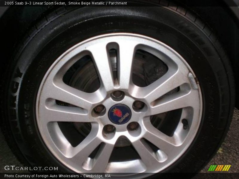 Smoke Beige Metallic / Parchment 2005 Saab 9-3 Linear Sport Sedan