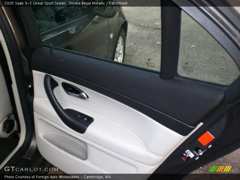 Smoke Beige Metallic / Parchment 2005 Saab 9-3 Linear Sport Sedan