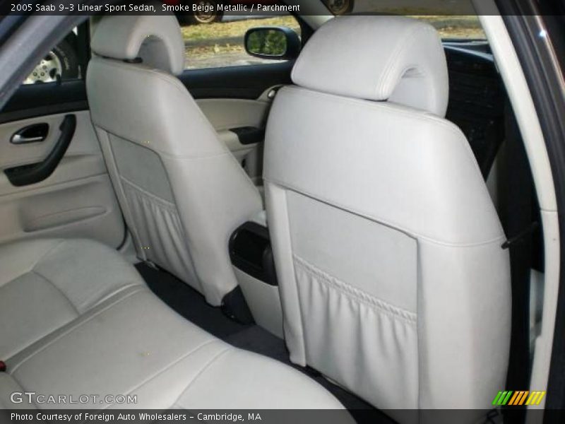 Smoke Beige Metallic / Parchment 2005 Saab 9-3 Linear Sport Sedan