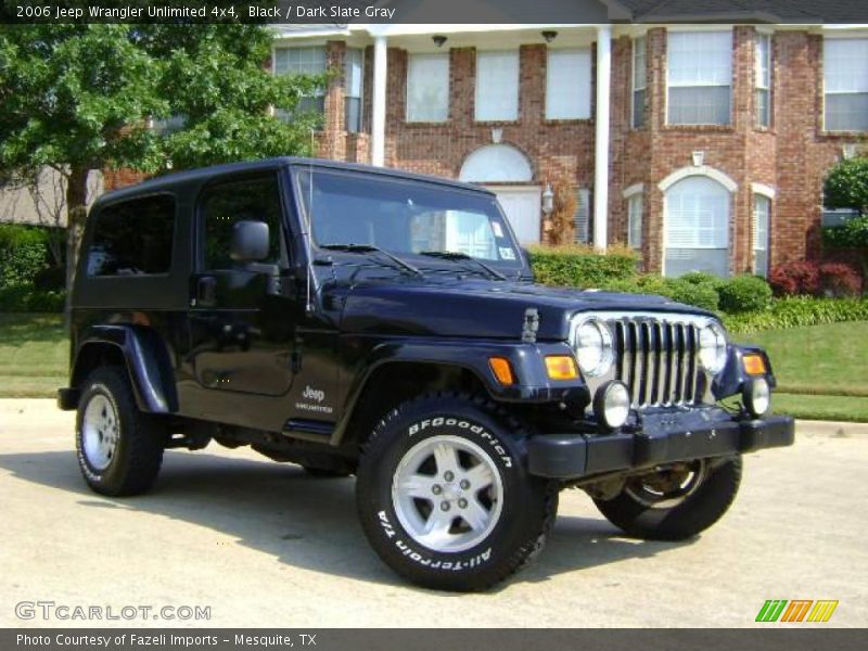 Black / Dark Slate Gray 2006 Jeep Wrangler Unlimited 4x4