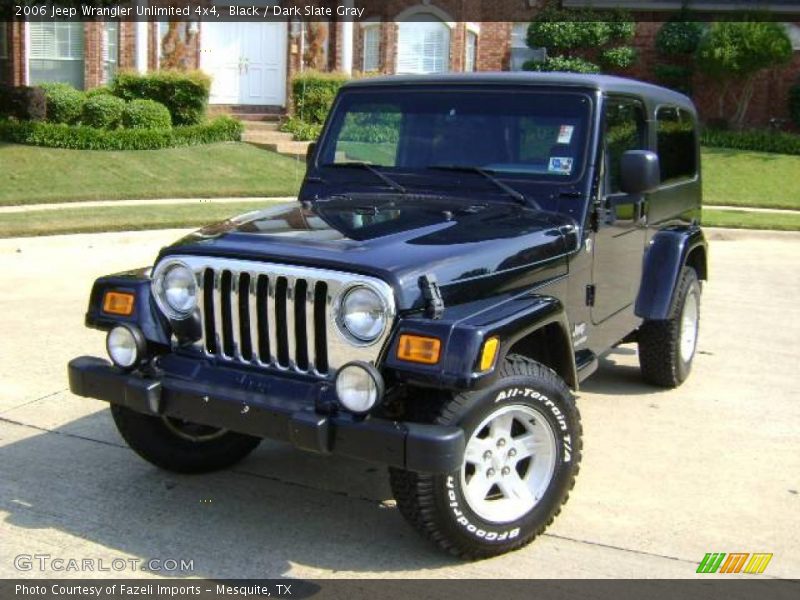 Black / Dark Slate Gray 2006 Jeep Wrangler Unlimited 4x4