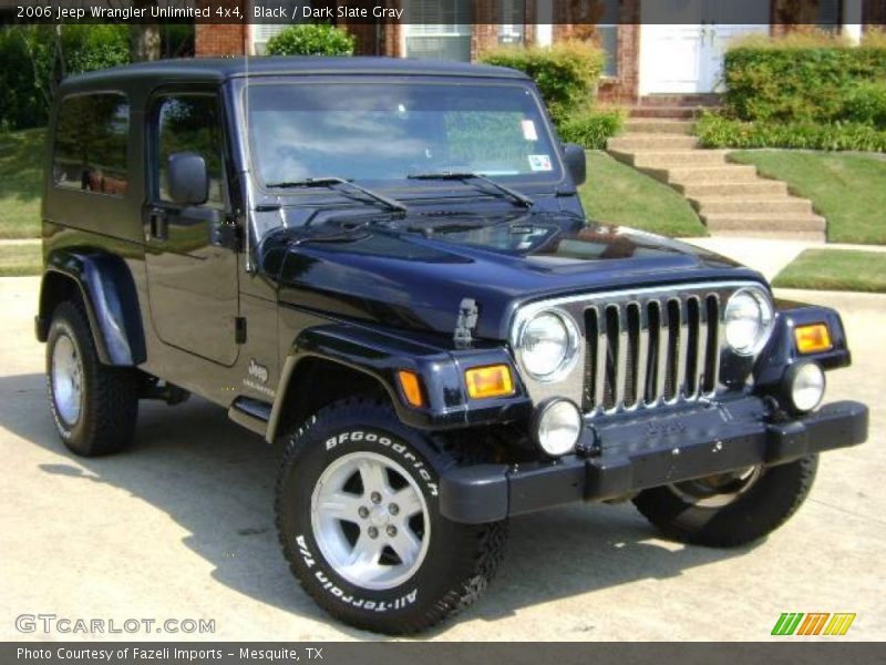 Black / Dark Slate Gray 2006 Jeep Wrangler Unlimited 4x4