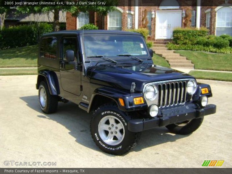 Black / Dark Slate Gray 2006 Jeep Wrangler Unlimited 4x4