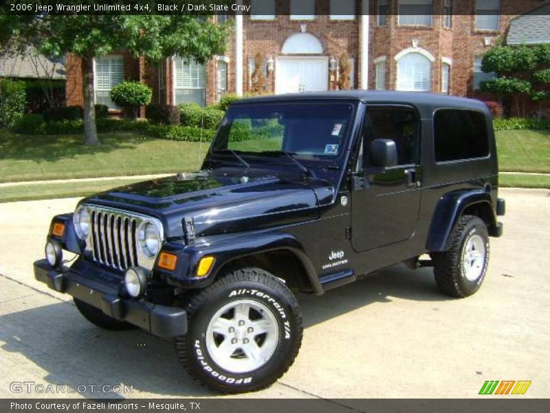 Black / Dark Slate Gray 2006 Jeep Wrangler Unlimited 4x4