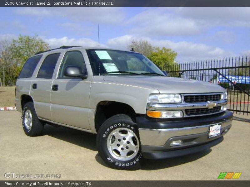 Sandstone Metallic / Tan/Neutral 2006 Chevrolet Tahoe LS