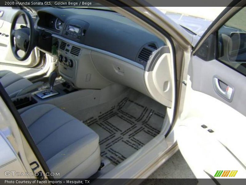 Golden Beige / Beige 2008 Hyundai Sonata GLS