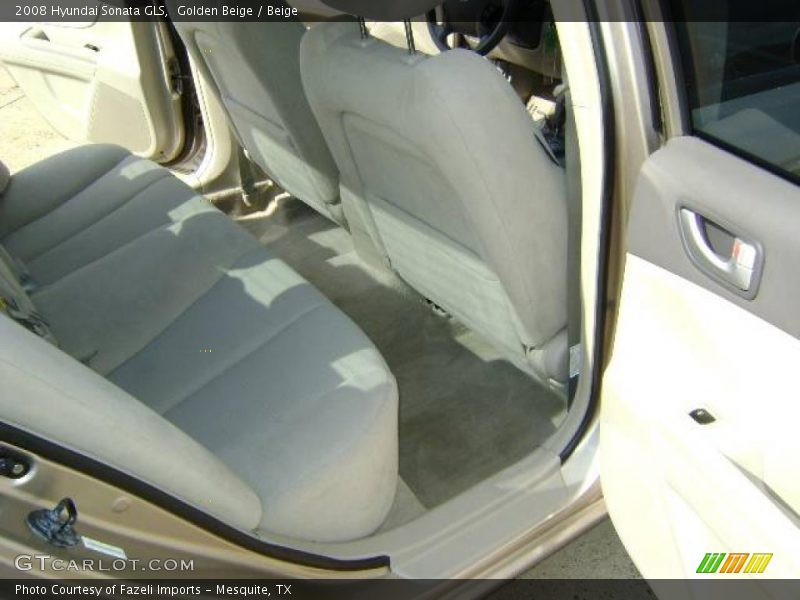 Golden Beige / Beige 2008 Hyundai Sonata GLS