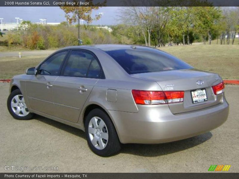Golden Beige / Beige 2008 Hyundai Sonata GLS