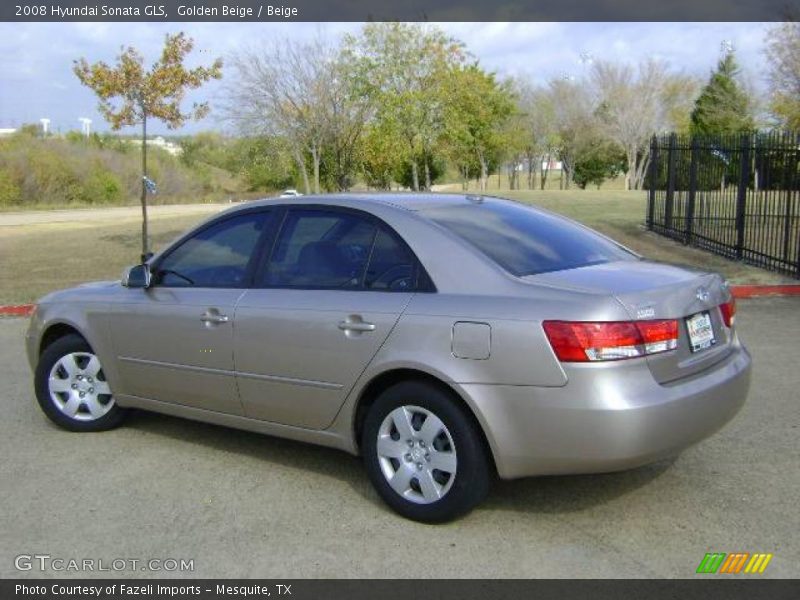 Golden Beige / Beige 2008 Hyundai Sonata GLS
