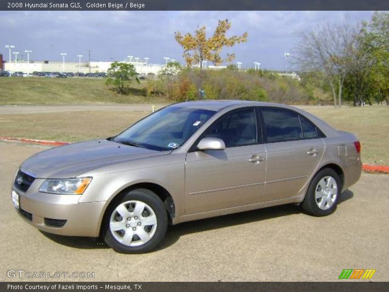 Golden Beige / Beige 2008 Hyundai Sonata GLS