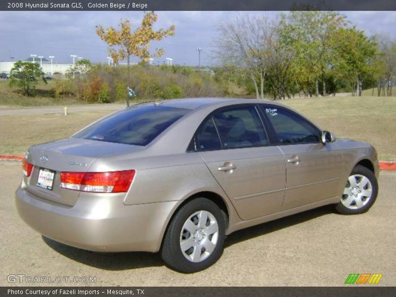 Golden Beige / Beige 2008 Hyundai Sonata GLS