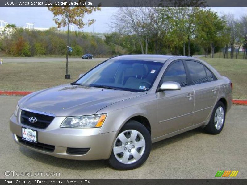 Golden Beige / Beige 2008 Hyundai Sonata GLS