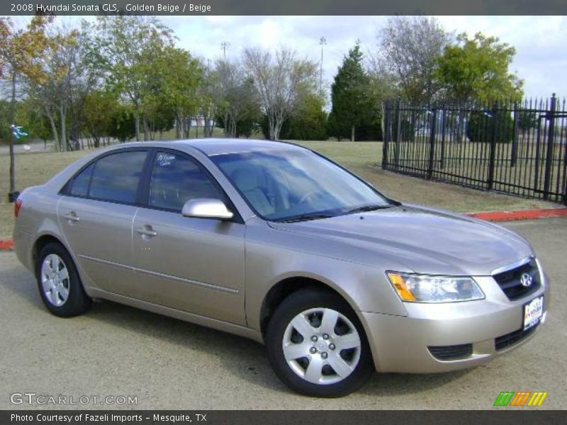 Golden Beige / Beige 2008 Hyundai Sonata GLS