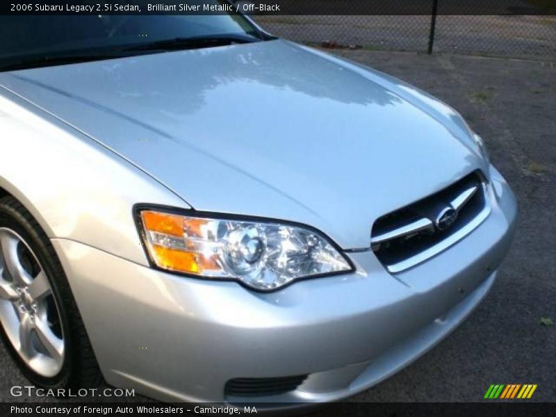 Brilliant Silver Metallic / Off-Black 2006 Subaru Legacy 2.5i Sedan