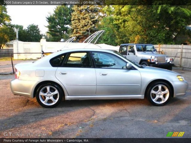 Brilliant Silver Metallic / Off-Black 2006 Subaru Legacy 2.5i Sedan