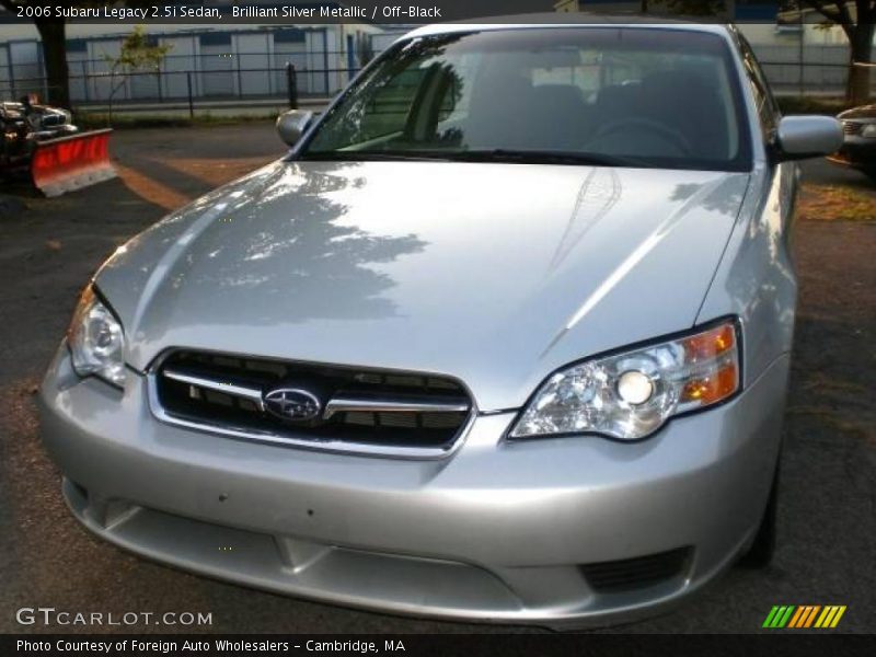 Brilliant Silver Metallic / Off-Black 2006 Subaru Legacy 2.5i Sedan
