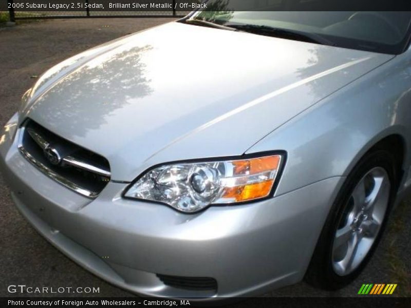 Brilliant Silver Metallic / Off-Black 2006 Subaru Legacy 2.5i Sedan