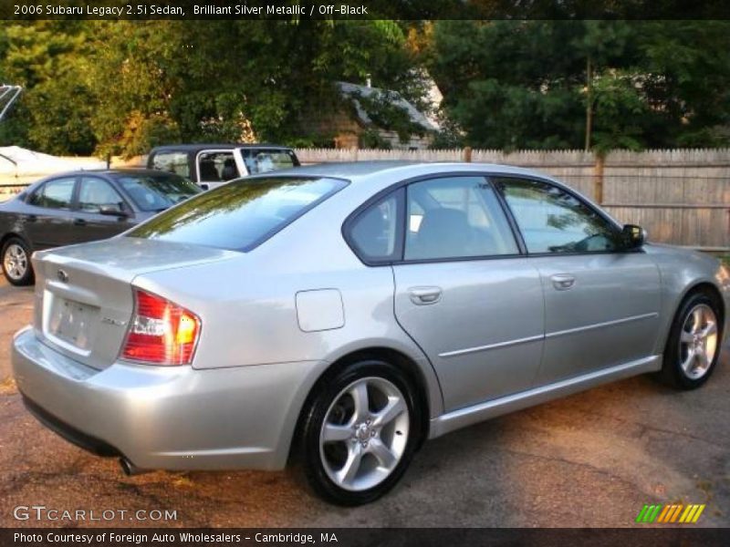 Brilliant Silver Metallic / Off-Black 2006 Subaru Legacy 2.5i Sedan