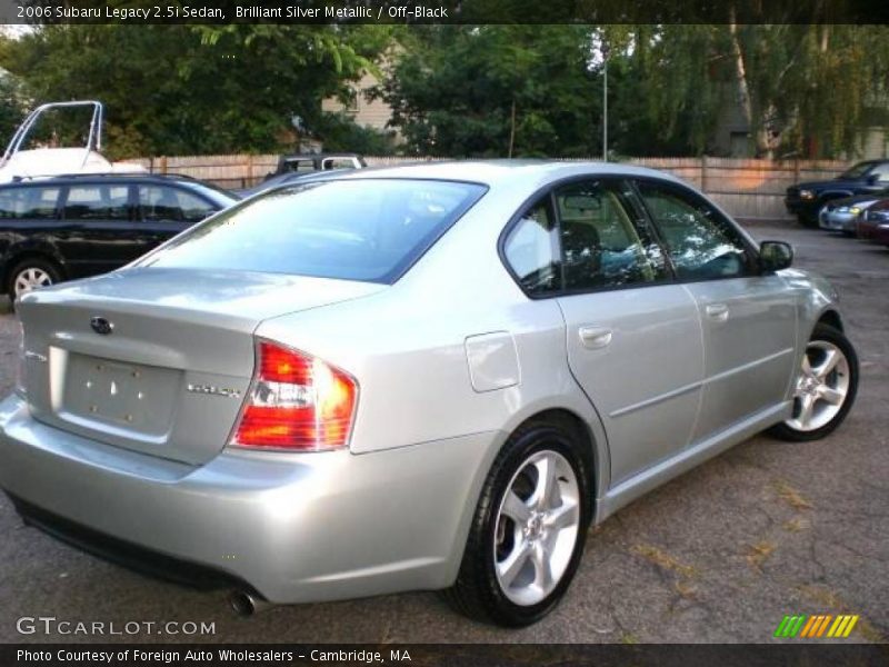 Brilliant Silver Metallic / Off-Black 2006 Subaru Legacy 2.5i Sedan