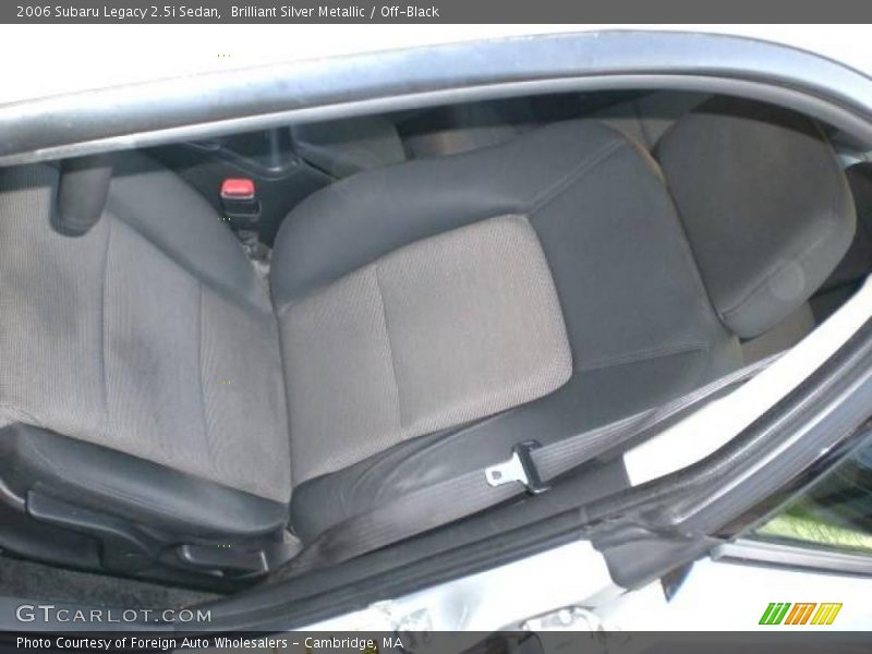Brilliant Silver Metallic / Off-Black 2006 Subaru Legacy 2.5i Sedan
