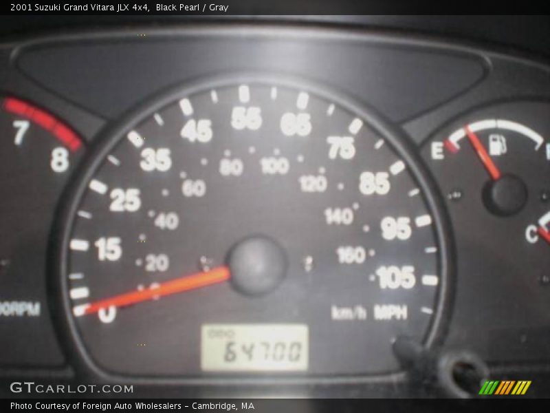 Black Pearl / Gray 2001 Suzuki Grand Vitara JLX 4x4