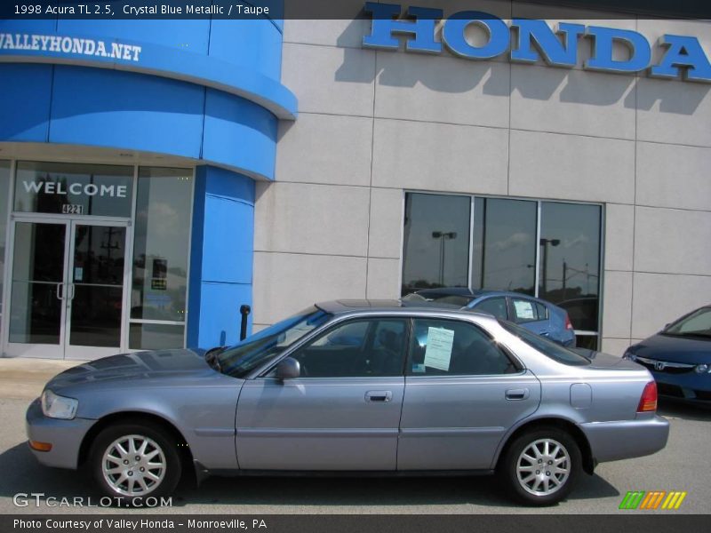 Crystal Blue Metallic / Taupe 1998 Acura TL 2.5