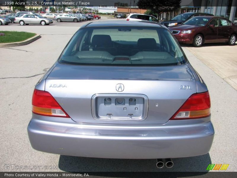 Crystal Blue Metallic / Taupe 1998 Acura TL 2.5