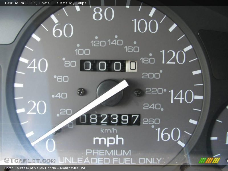 Crystal Blue Metallic / Taupe 1998 Acura TL 2.5