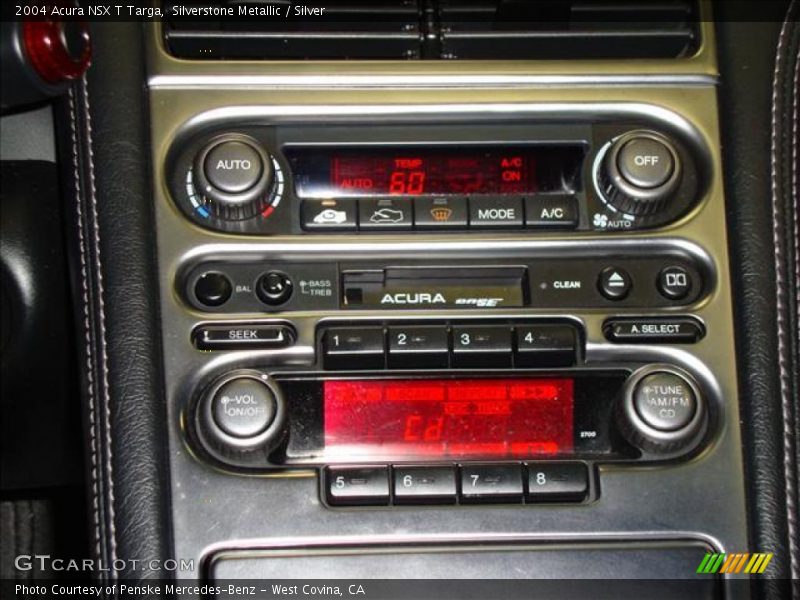 Controls of 2004 NSX T Targa