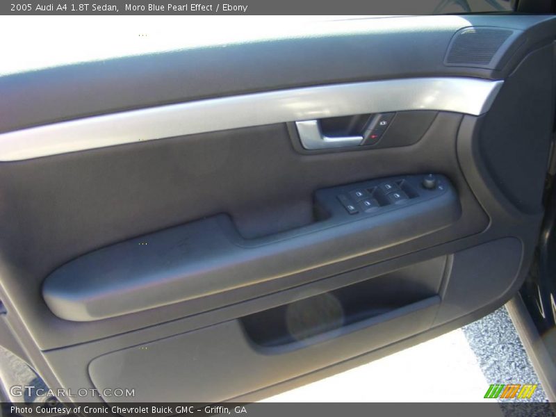 Moro Blue Pearl Effect / Ebony 2005 Audi A4 1.8T Sedan