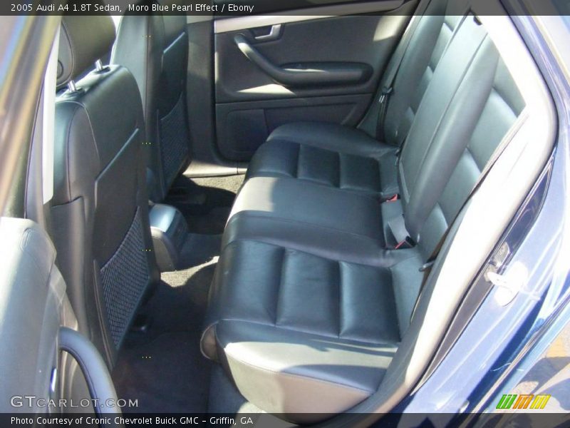 Moro Blue Pearl Effect / Ebony 2005 Audi A4 1.8T Sedan