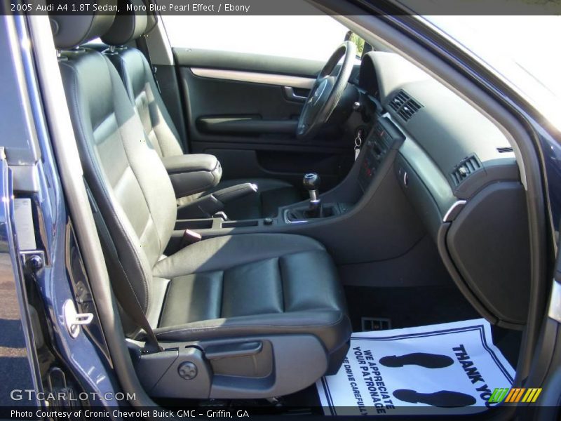 Moro Blue Pearl Effect / Ebony 2005 Audi A4 1.8T Sedan