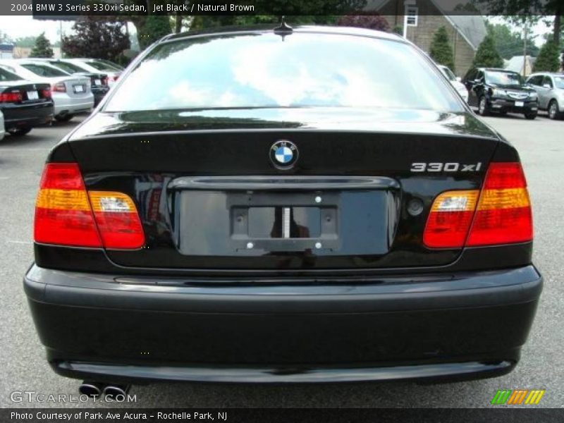 Jet Black / Natural Brown 2004 BMW 3 Series 330xi Sedan