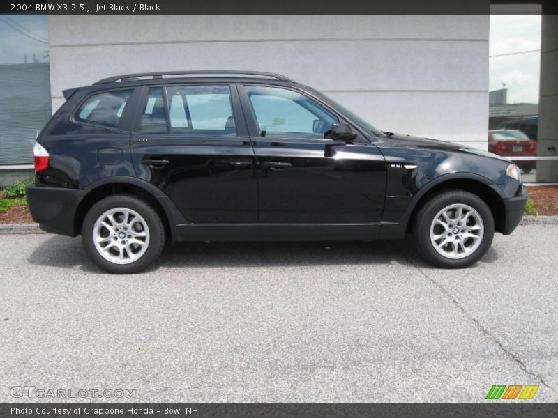 Jet Black / Black 2004 BMW X3 2.5i