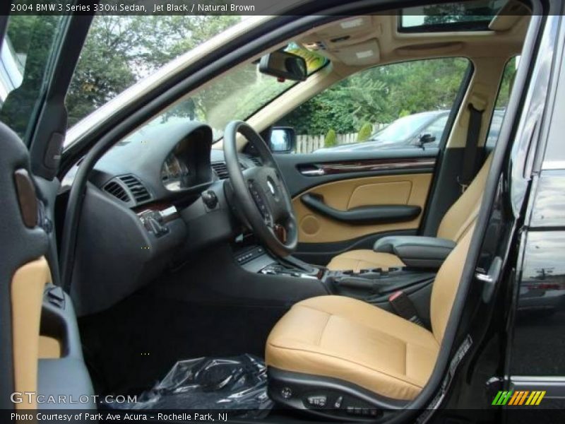 Jet Black / Natural Brown 2004 BMW 3 Series 330xi Sedan