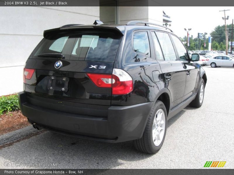 Jet Black / Black 2004 BMW X3 2.5i