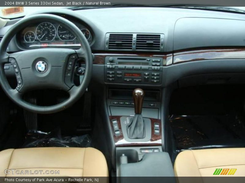 Jet Black / Natural Brown 2004 BMW 3 Series 330xi Sedan