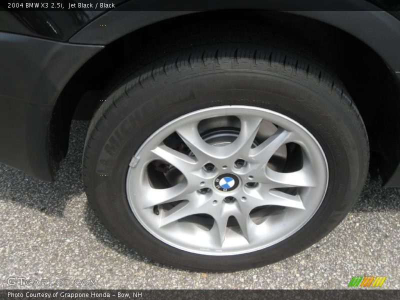Jet Black / Black 2004 BMW X3 2.5i