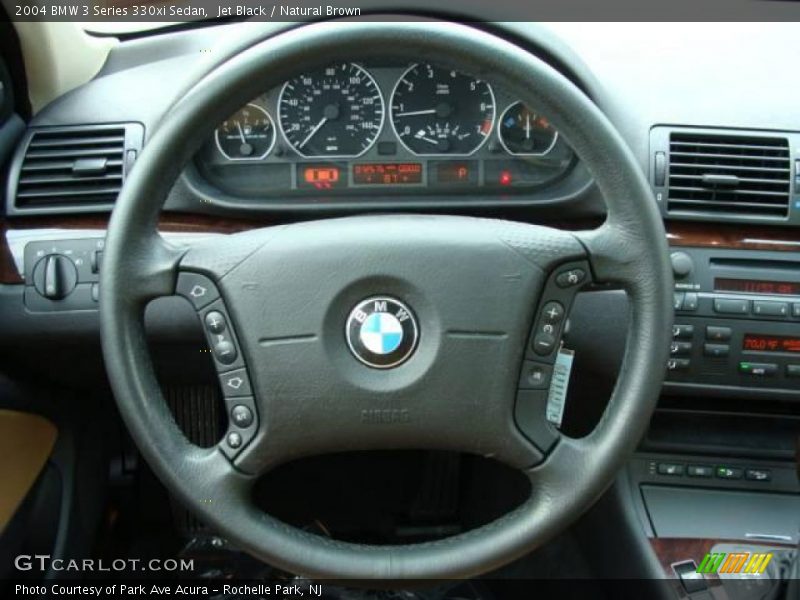 Jet Black / Natural Brown 2004 BMW 3 Series 330xi Sedan