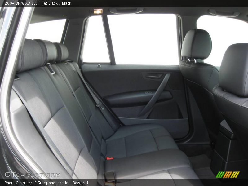Jet Black / Black 2004 BMW X3 2.5i
