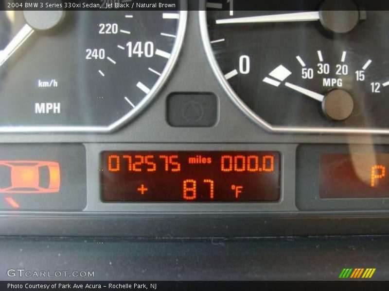 Jet Black / Natural Brown 2004 BMW 3 Series 330xi Sedan