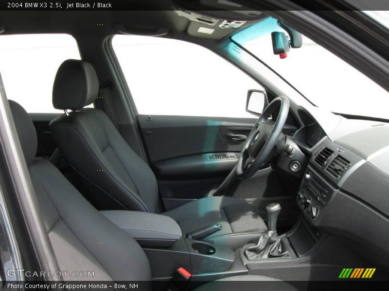 Jet Black / Black 2004 BMW X3 2.5i