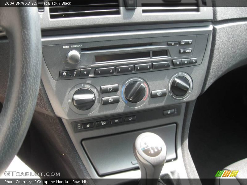 Jet Black / Black 2004 BMW X3 2.5i