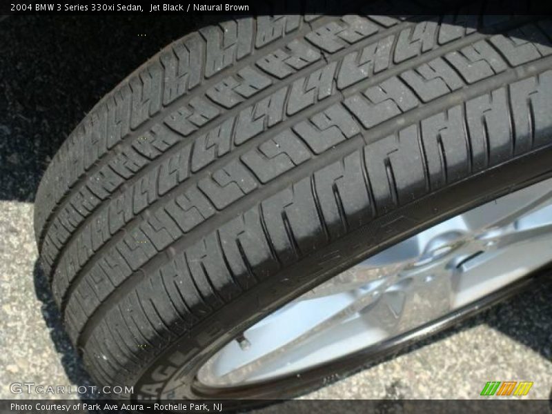 Jet Black / Natural Brown 2004 BMW 3 Series 330xi Sedan