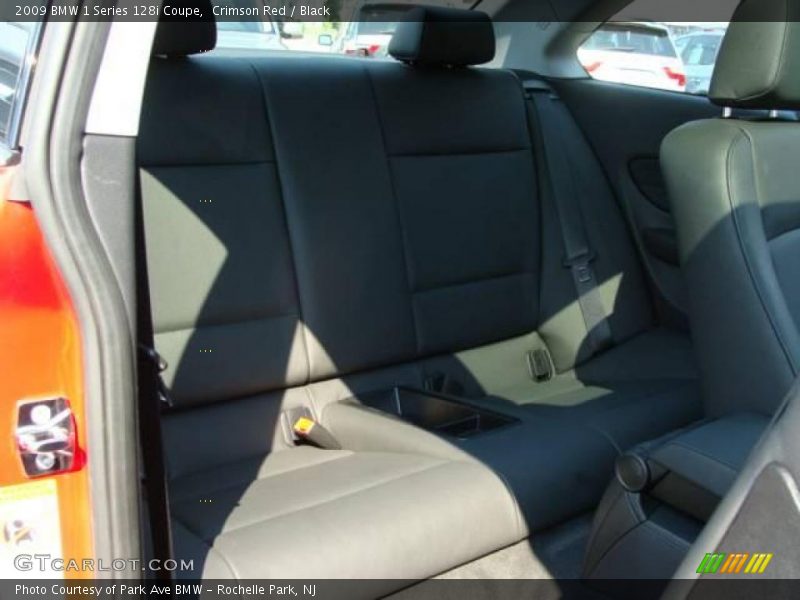 Crimson Red / Black 2009 BMW 1 Series 128i Coupe