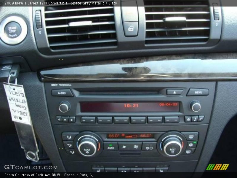 Space Grey Metallic / Black 2009 BMW 1 Series 128i Convertible